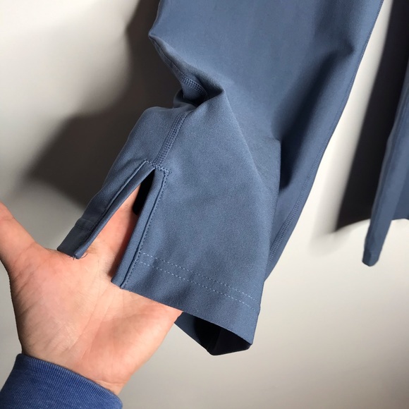 Lucy blue grey cropped relax fit work out pants - Picture 4 of 12